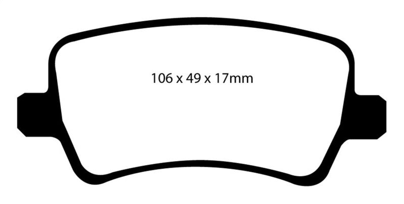 Load image into Gallery viewer, EBC 11+ Volvo S60 2.5 Turbo T5 (300mm Front Rotors) Redstuff Rear Brake Pads

