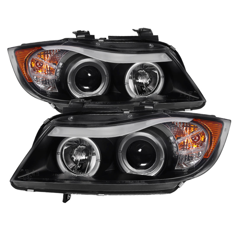 Load image into Gallery viewer, Spyder BMW E90 3-Series 06-08 Projector LED Halo Amber Reflctr Rplc Bulb Blk PRO-YD-BMWE9005-AM-BK
