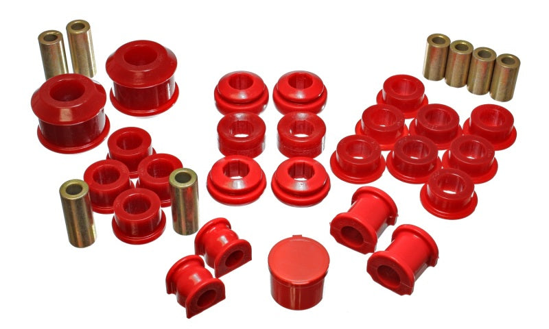 Load image into Gallery viewer, Energy Suspension 02-04 Acura RSX (includes Type S) Red Hyper-Flex Master Bushing Set
