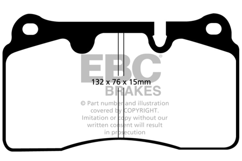 Load image into Gallery viewer, EBC 04-12 Aston Martin DB9 5.9 Redstuff Front Brake Pads
