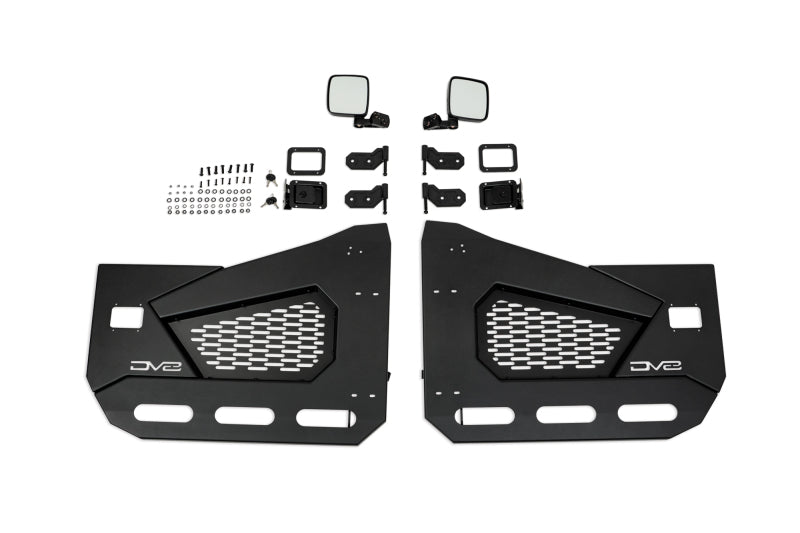 Load image into Gallery viewer, DV8 Offroad 18-22 Jeep Wrangler JL/JT Spec Series Half Doors - Front Set
