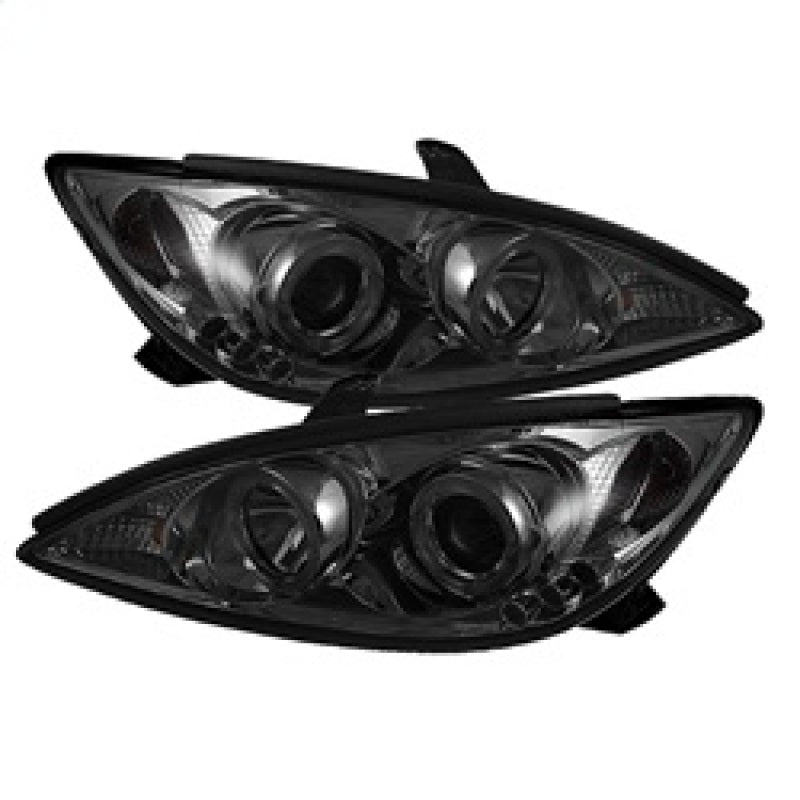 Load image into Gallery viewer, Spyder Toyota Camry 02-06 Projector Headlights LED Halo LED Smoke High H1 Low H1 PRO-YD-TCAM02-HL-SM

