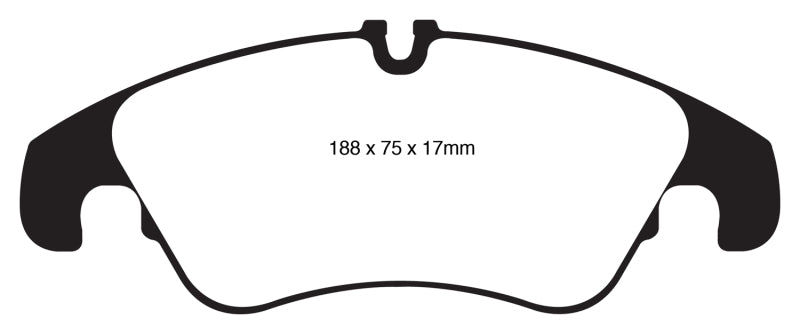 Load image into Gallery viewer, EBC 11 Audi A6 2.0 Turbo Redstuff Front Brake Pads
