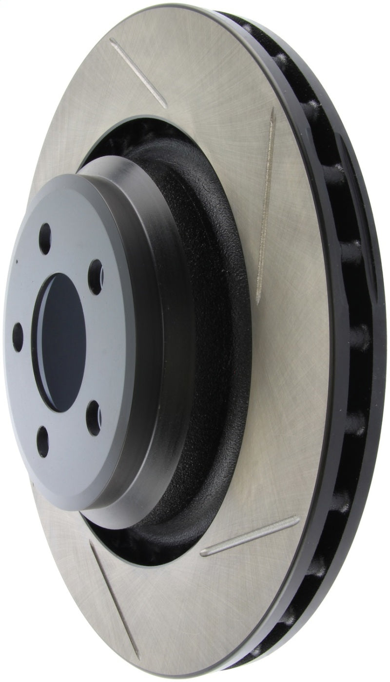 Load image into Gallery viewer, StopTech Power Slot 06-07 Chrysler SRT-8 Rear Left Slotted Rotor
