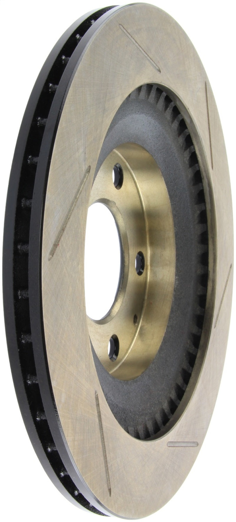 Load image into Gallery viewer, StopTech Power Slot 93-95 Mazda RX-7 SportStop Slotted Rear Right Rotor

