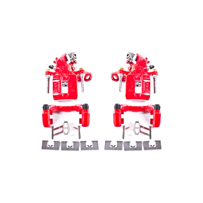 Load image into Gallery viewer, Power Stop 06-11 Acura CSX Rear Red Calipers w/Brackets - Pair
